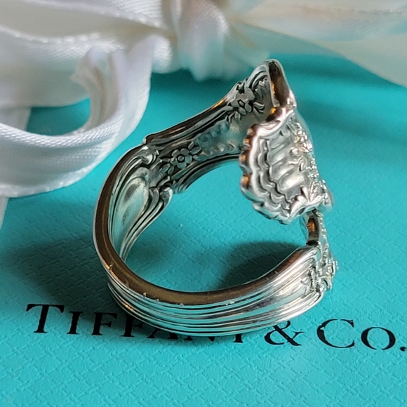 1892 Tiffany & Co Richelieu Spoon Ring 65 - Picture 5 of 16